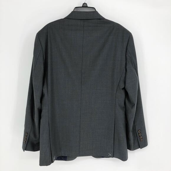 ALTON LANE Men's Tailored Fit Suit Jacket 38S Gray Wool Blend 2 Button NWOT - Picture 4 of 8